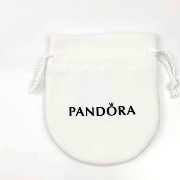 PANDORA S925 SNAKE CHAIN BRACELET WITH PINK LOVE HEART CHARMS - Picture 3 of 3